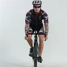 Summer sexy cycling skinsuits BOESTALK men short sleeve classic tights ropa ciclismo hombre triathlon suit bike sports set