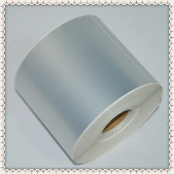 

100*150mm*250pcs waterproof silver PET self-adhesive label sticker for printer