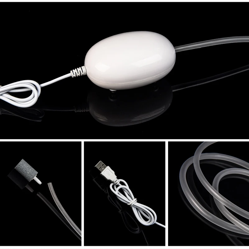 Портативный Кислородный воздушный насос с питанием от USB для рыбалки