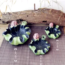 Новинка современный китайский стиль классический лотоса восстановление пепельница бытовой украшением ремесленных