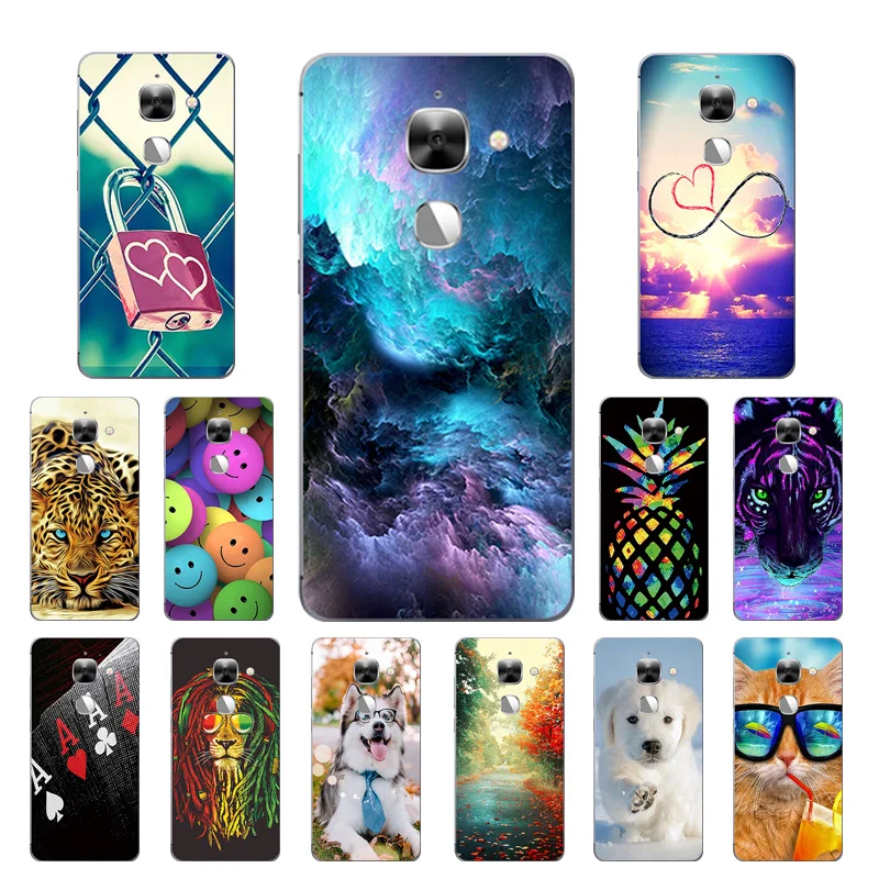 

For LeEco Le Max2 Case X820 Silicone Letv Le Max 2 Cover Leeco Max2 Coque pine Printing for Le Eco Le 2 Max X829 X821