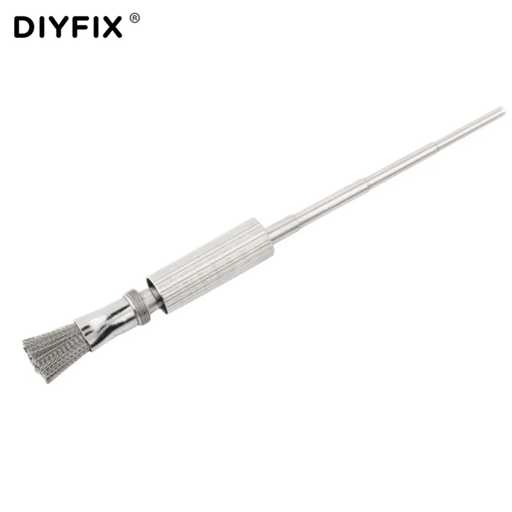 DIYFIX щетка для чистки нержавеющей стали с микро инструмент для закручивания катушек Катушка нагревательной проволоки обертывание проволоки Vape DIY инструмент