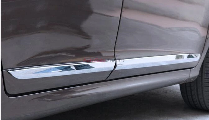 ABS Chrome Plastic Body Side Door Molding Trim 4pcs for VOLVO XC60 2014 2015 2016 2017 | Автомобили и мотоциклы