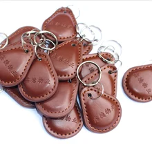 № 2 T5577 кожаный брелок для ключей в форме карты/RFID кожа Пряжка/T5577 кожаного брелка для ключей карты брелков