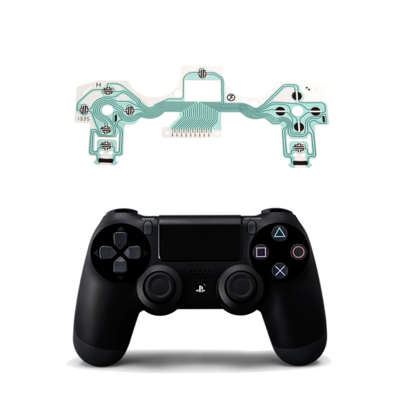 

Replacement Buttons Ribbon Circuit Board for PS4 Dshock 4 Pro Slim Controller Conductive Film Keypad flex Cable PCB