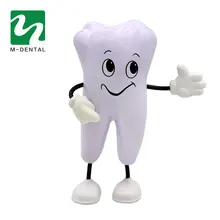 1 шт. зуб-фигура сжимающая игрушка мягкая PU пена зуб кукла модель форма стоматологическая клиника стоматология рекламный товар подарок для дантиста
