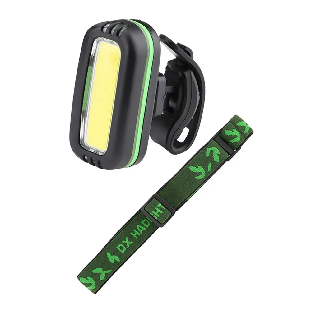 2In1 Head Lamp LED Headlamp Bike Bicycle Front Light Fishing Flashlight Black Bike Light Usb Front Outdoor Sport #3O15 (10)