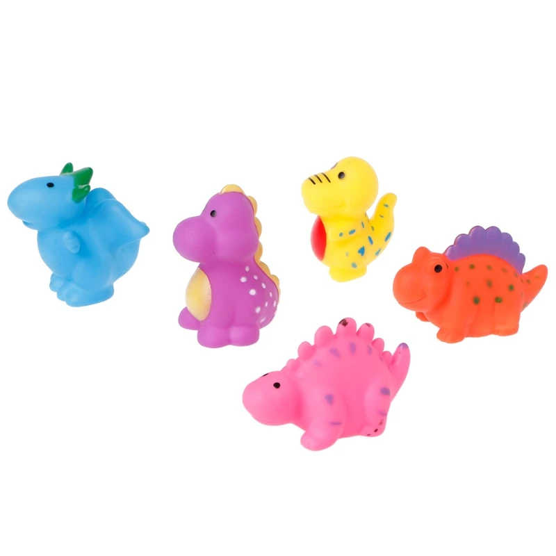 

New 5PCS Dinosaur Animals Swimming Water Toys Float Baby Bath Toys Kids Toy