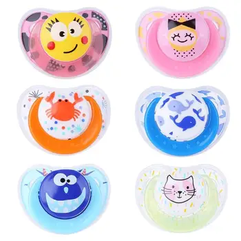 

Newborn Baby Pacifier Silicone Nipple Soother Anti-dust Lid Infant Teether