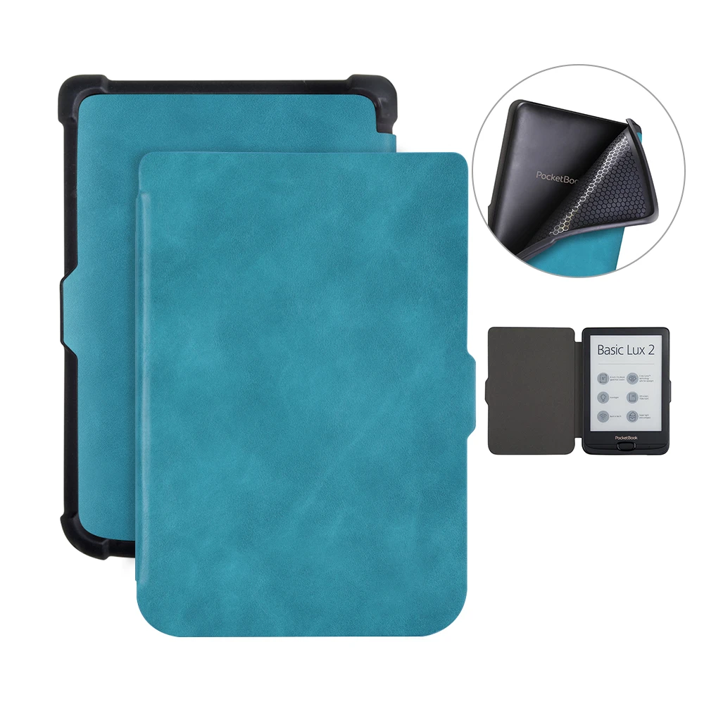 Ультратонкий чехол для Pocketbook 616/627/632 basic Lux 2/touch Lux/touch HD с функцией автоматического