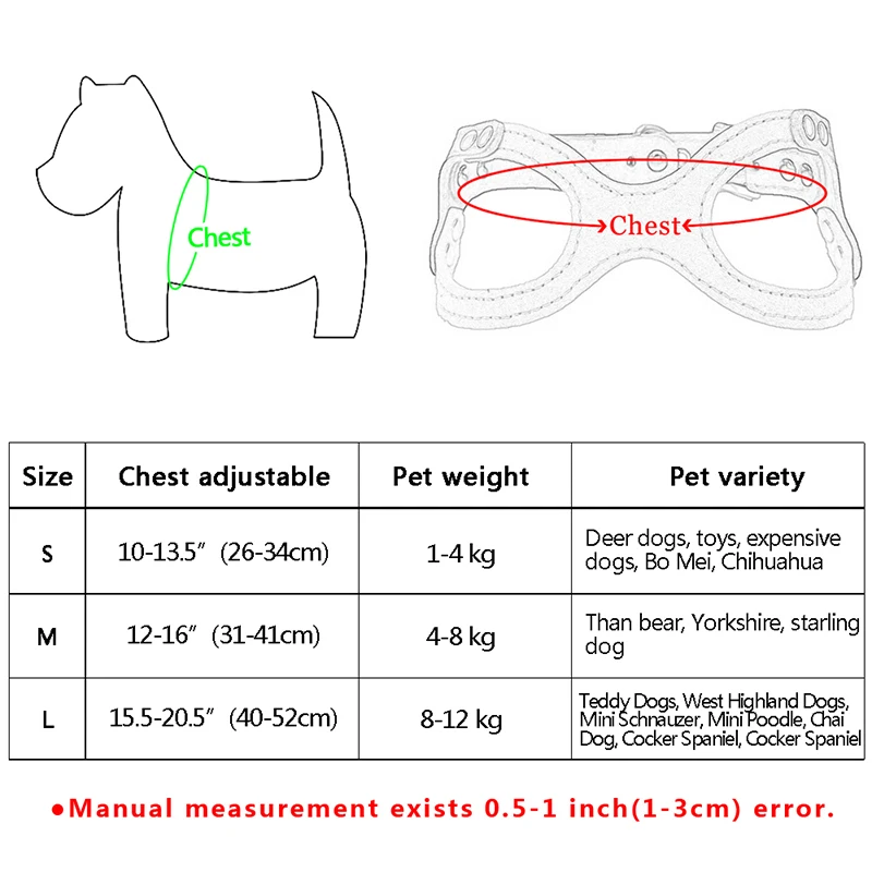 Soft-Suede-Leather-Small-Dog-Harness-for-Puppies-Chihuahua-Yorkie-Red-Pink-Black-Ajustable-Chest-10