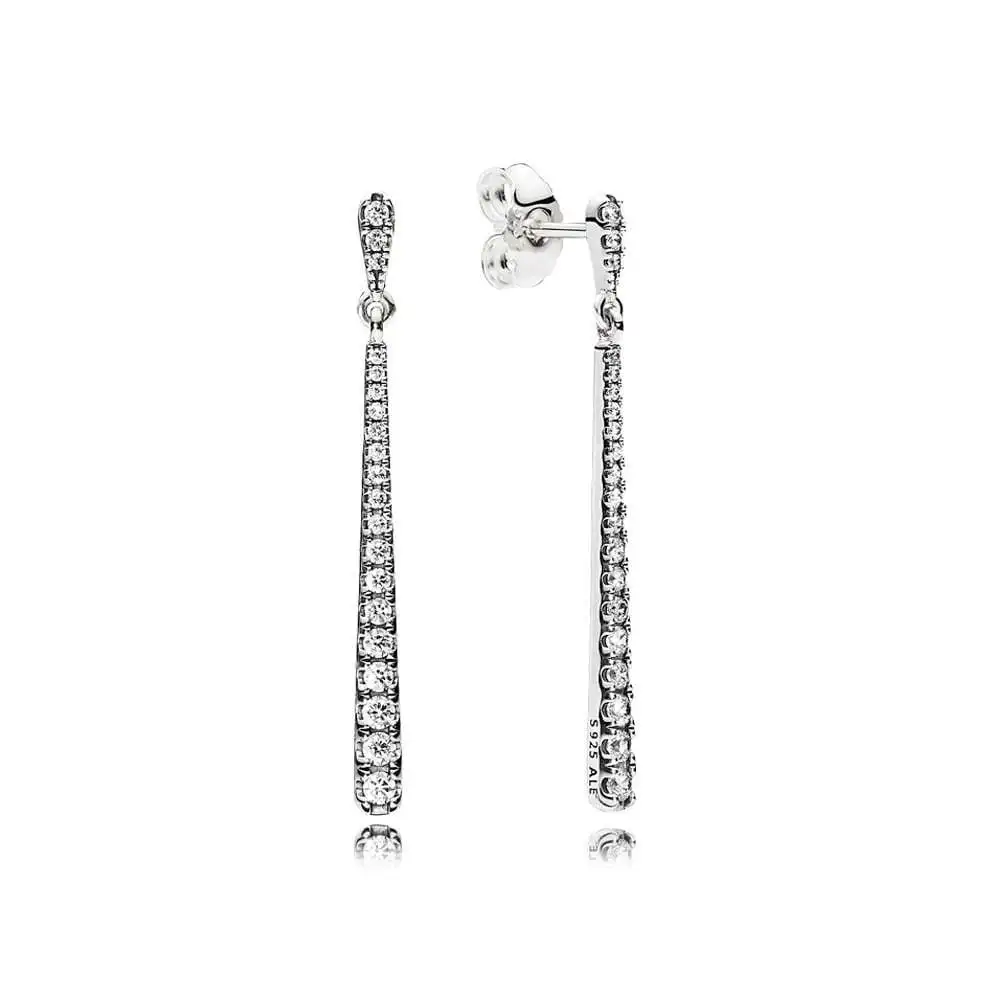 

SHINETUNG 1:1 S925 Sterling Silver Shooting Stars Drop Earrings Ladies' Fashion Luxury Jewelry