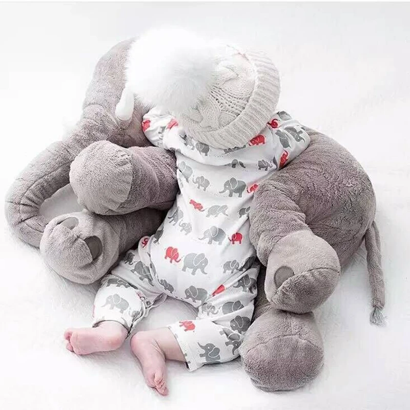 Almohada Peluche Elefante Cojín Plush Bebe 