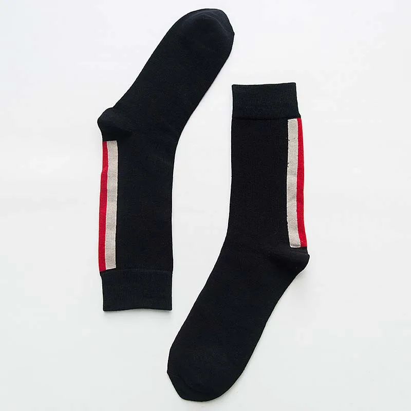 Осень и зима продукт Креативные мужские носки Личность геометрические хип-хоп забавные счастливые носки тренд Harajuku уличные носки - Цвет: 4