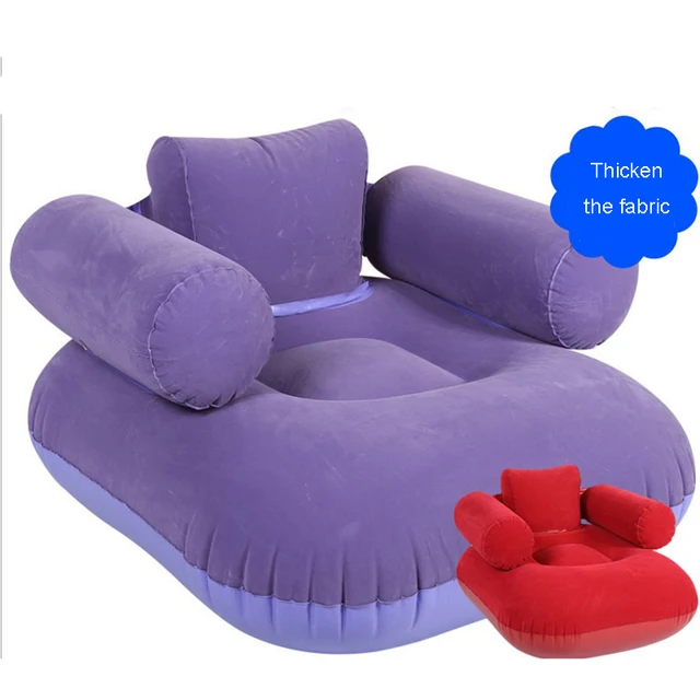 Simple modern outdoor inflatable lazy sofa single thicker ...
