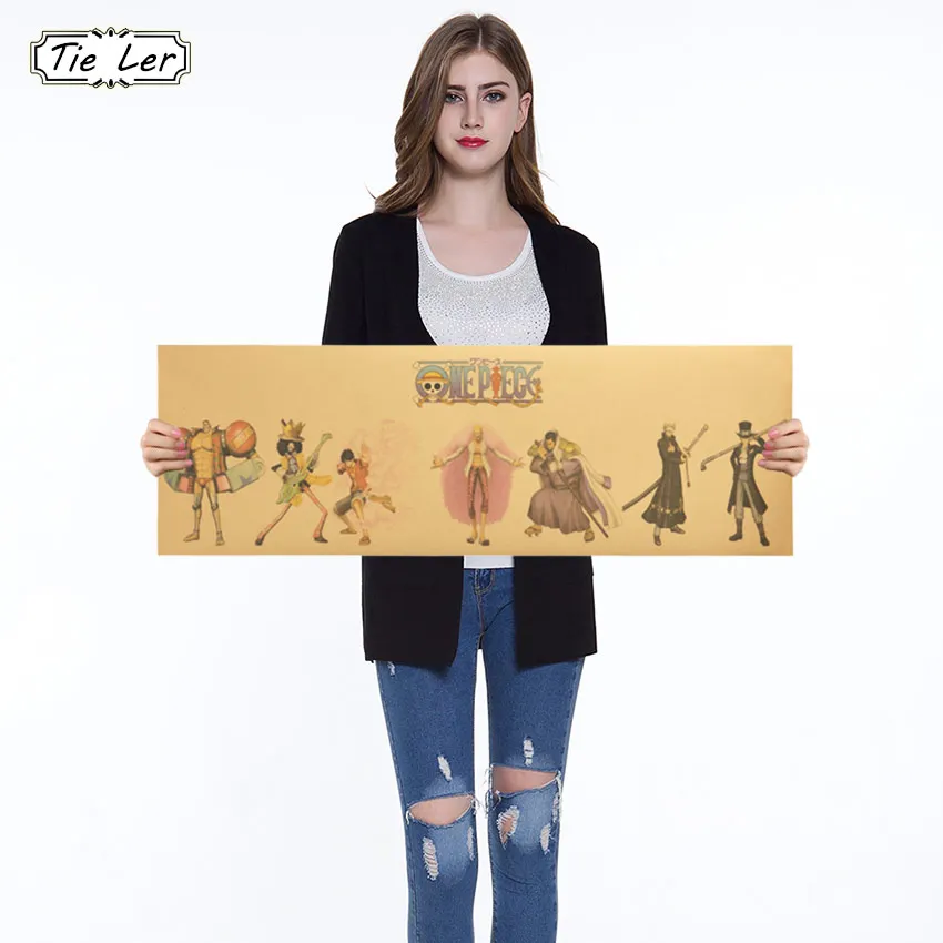 

One Piece Classic Character Collection Retro Nostalgia Classic Anime Poster Kraft Paper Wall Sticker