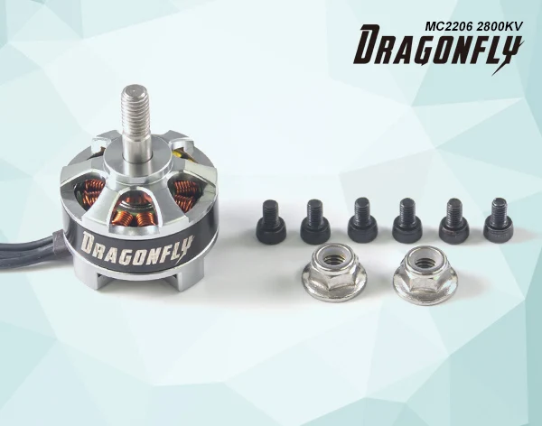 Новый бесщеточный двигатель Dragonfly MC2206 2800KV (новая версия бесщеточного двигателя MC