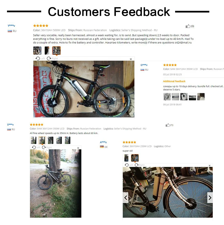 Top 36V 250W Electric Bicycle Kit 36V10AH Samsung 12AH Battery Ebike Kit With 20" 24" 26" 700C(28") Rear Motor Wheel Electric Bike 22