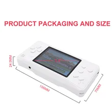 Горячая RS-1Plus классический ретро портативная игра консольная видеоигра плеер 3,5 дюймов экран Портативный игры плеер подарок 218 классические игры