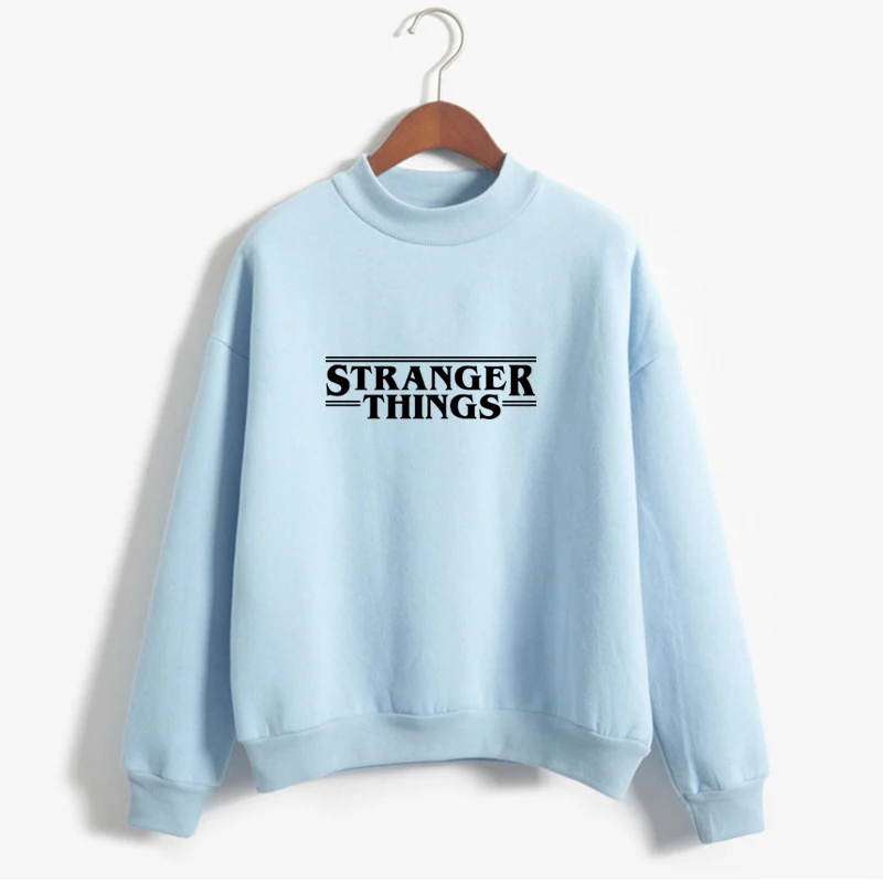  Stranger Things Sweatshirt Women Brand Fashion Casual Autumn Winter Hoodies Fleece Long Tracksuit L