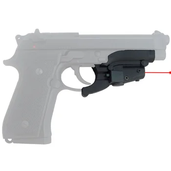 

Hunting Red Dot Laser Pointer Mini Compact Red Laser Sight with Picatinny Rail Mount for M92 Pistol Tactical Riflescope