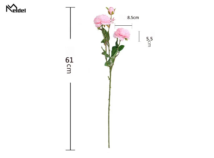 artificial flowers silk peonies bouquet fake flower wediing home decoration (10)