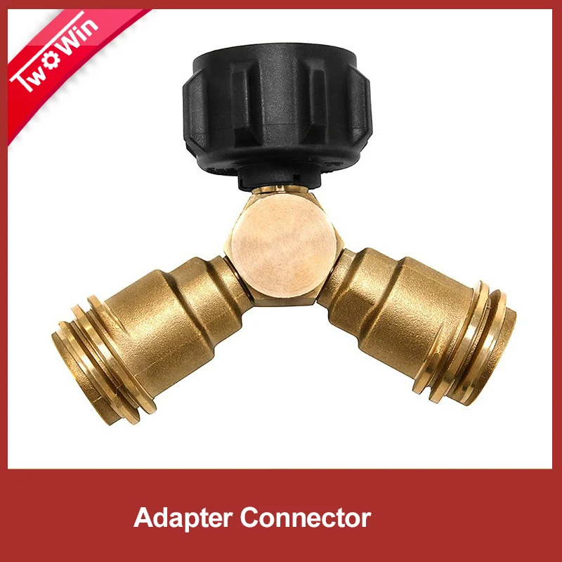 Propane Y Splitter Tee Adapter Connector propane tank gas connector 100