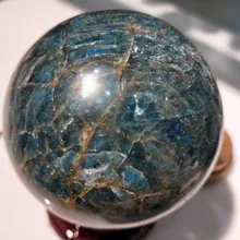 50-70 мм натуральный Синий Апатит камни Рок Кристалл кварц минеральная сфера шар мяч Рэйки, лечение чакры украшения дома ремесла