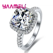 큰 프로 모션 빛나는 925 스털링 실버 결혼 반지 여성을위한 남자의 매력 생일 선물 cz 기념일 쥬얼리 Sz5-13(China)