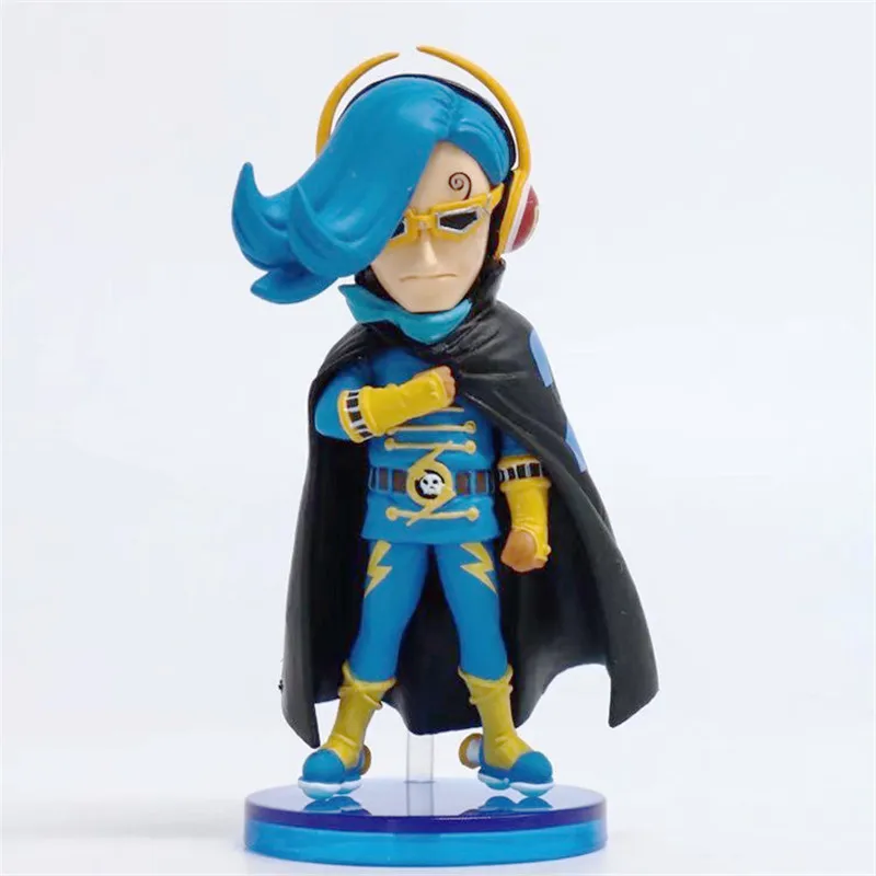 Anime One Piece Vinsmoke Family Action Figures Toys 2018 New Judge Reiju Ichiji Niji Sanji Figuras Dolls Brinquedos Gift 6pcsset  8cm (7)