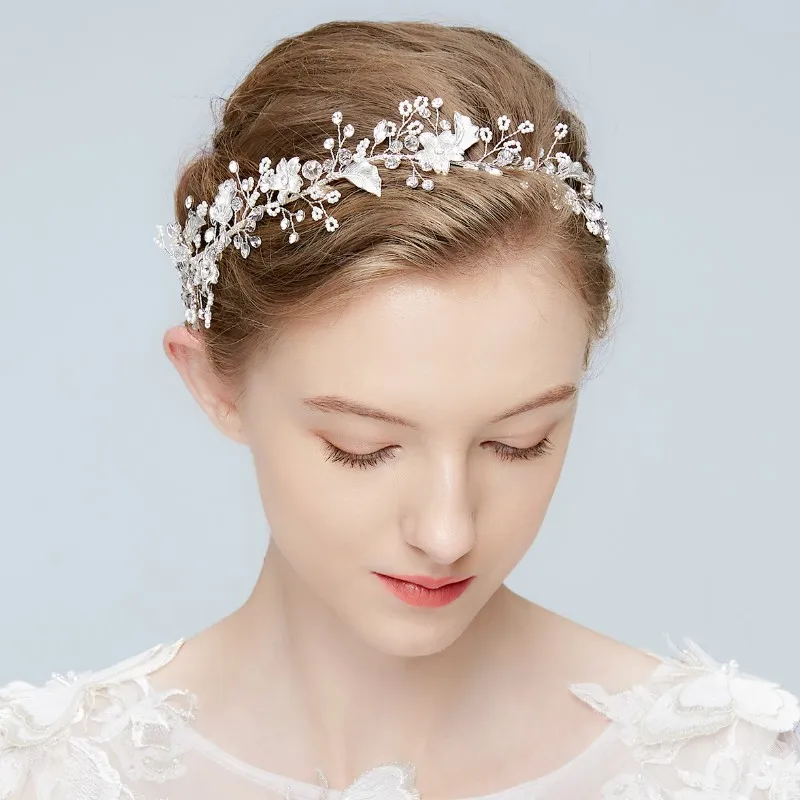 Wedding Bridal Headbands Luxurious Crystal Rhinestone Headpiece Elegant