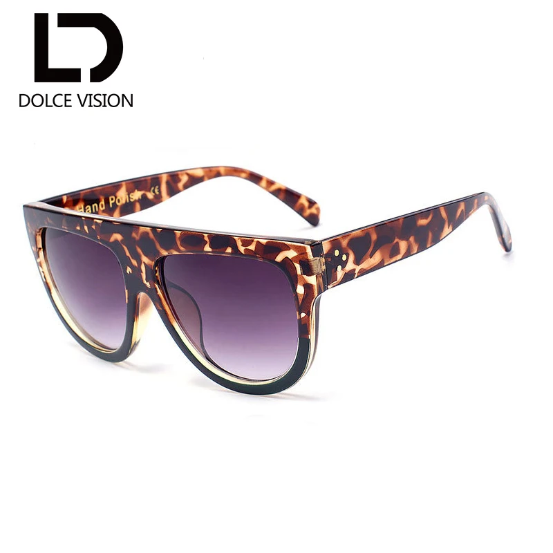 Женские солнцезащитные очки dolce&vision винтажные градиентные брендовые больших