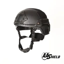 AA щит баллистический MICH тактическая версия Teijin шлем цвет черный пуленепробиваемый арамидный безопасность NIJ уровень IIIA военная армия