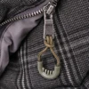 5PCs EDC MultiPurpose Zipper Rope Black Camping Equipment Anti-theft Zipper Longer Tail Rope Bags Clip Buckle Outdoor Travel Kit ► Photo 3/6