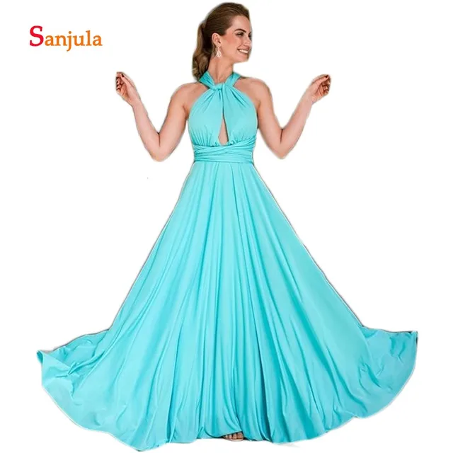 Best Offers Back-cross Blue Bridesmaid Dresses A-Line Halter Keyhole Front Sexy Wedding Party Dress for Girls Long Maid of Honor Wear D341 Best Offers Back-cross Blue Bridesmaid Dresses A-Line Halter Keyhole Front Sexy Wedding Party Dress for Girls Long Maid of Honor Wear D341