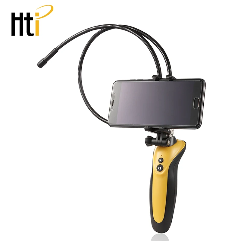 

Wireless Endoscope WiFi Endoscope Inspection Camera HD Semi-Rigid Borescope Camera for Android & iPhone Samsung Tablet -Black