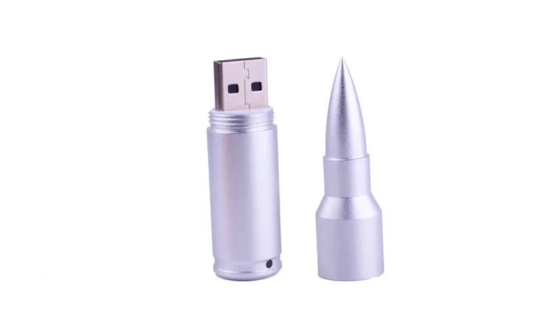 JASTER USB металлический золотой серебряный пуля USB флеш-накопитель пистолет пуля Флешка 4 ГБ/8 ГБ/16 ГБ/32 ГБ флеш-накопитель emory stick подарок