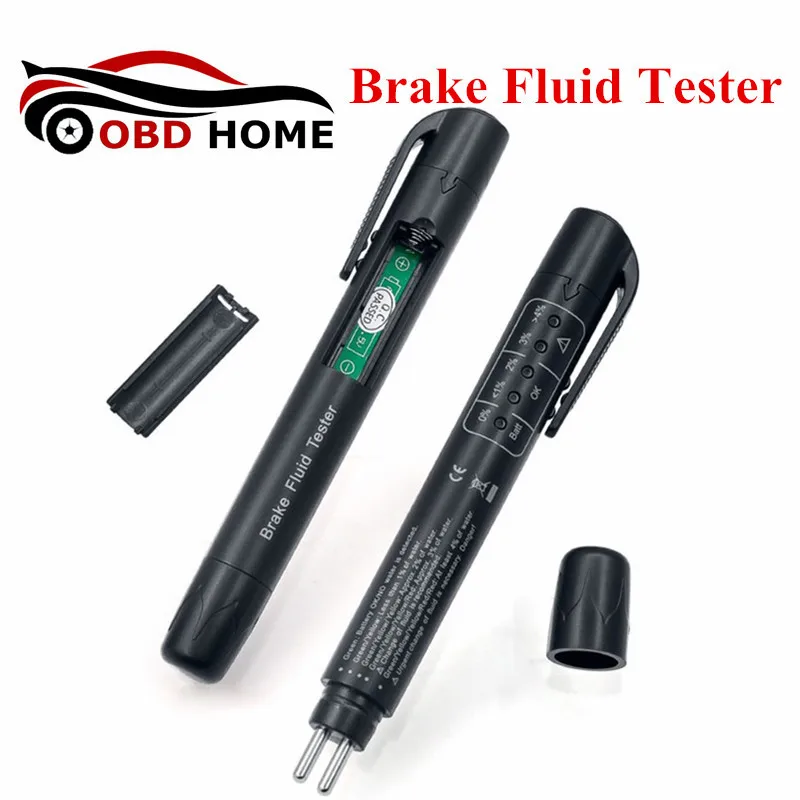 Fast Shipping Hot Sale Brake Fluid Liquid Tester Pen With 5 LED Car