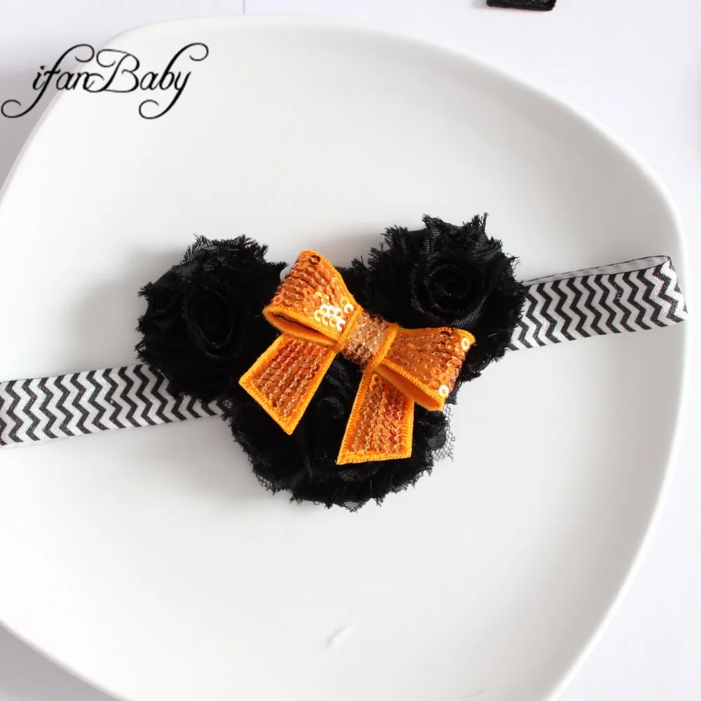 shabby flower headband 4