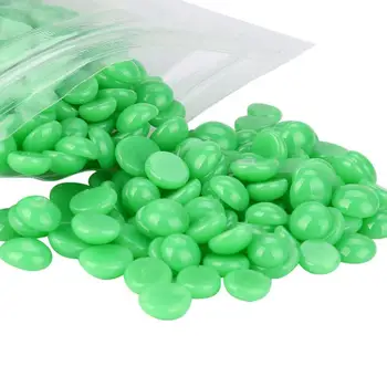 

pudaier 50g/1 bag Hard wax beans No Strip Depilatory Hot Film Hard Wax Pellet Waxing Bikini Hair Removal Bean B 15p920