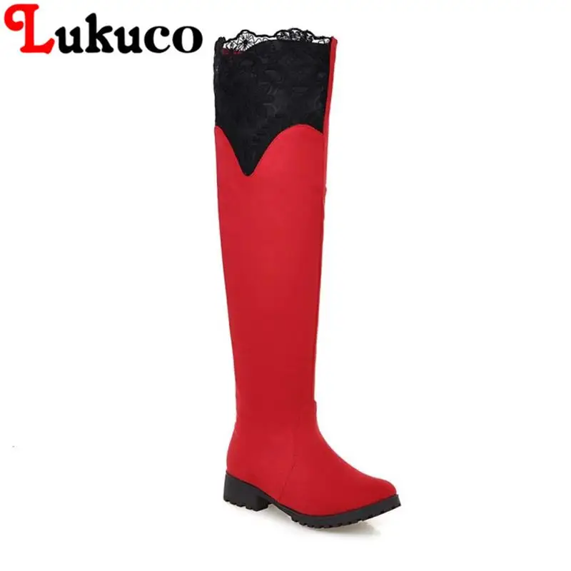 

2018 New design over-the-knee lady boots plus size 37 38 39 40 41 42 43 44 45 46 47 high quality shoes real picture women shoes