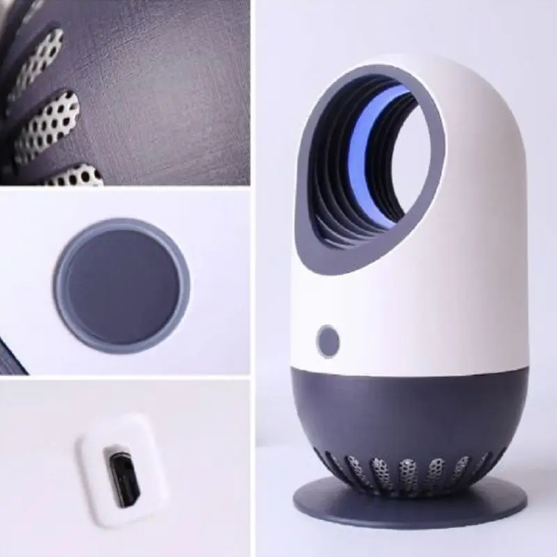

360 Degree USB Electric Mosquito Killer LED Lamp Bug Zapper Insect Pest Control Killing Light Home Living Room Device