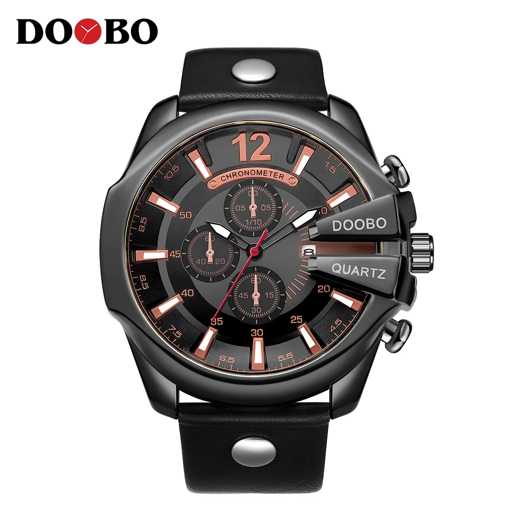 Achat DOOBO Mode Montres Super Homme Marque De Luxe Montres Hommes Femmes Hommes de Montre Rétro Quartz Relogio Masculion Pour Cadeau D023