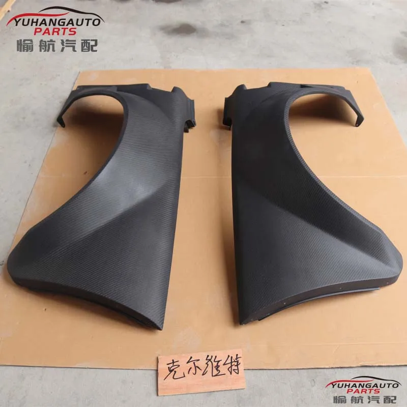 CF estilo Vestido guardabarros trasero + 50mm apto para Corvette 2013 Z06 de carbono | Автомобили и мотоциклы