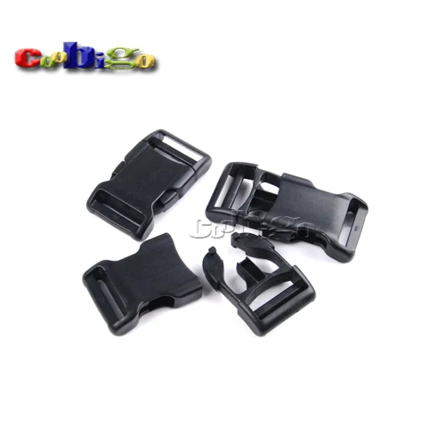 2pcs Pack 1 1/4" Plastic Extension Arched Buckle For Backpack Straps