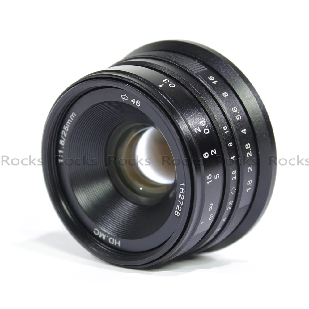 Pixco для NEX M4/3 25 мм F1.8 HD.MC ручная фокусировка объектива E Mount/для Micro 4/3 камер G1 G2 G3 G4 G5 G6