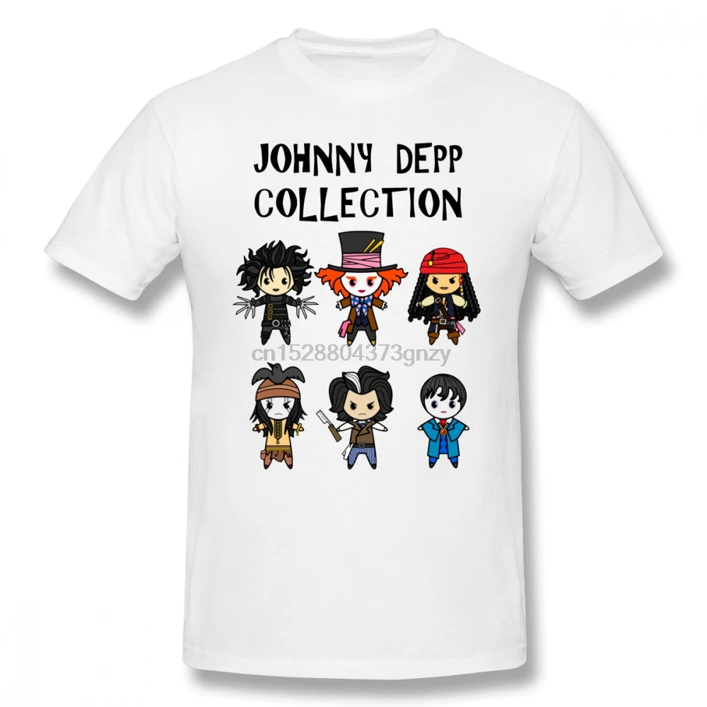 

Edward Scissorhands T Shirt Depp Collection T-Shirt Mens Classic Tee Shirt Big Printed 100 Cotton Short Sleeves Awesome Tshirt