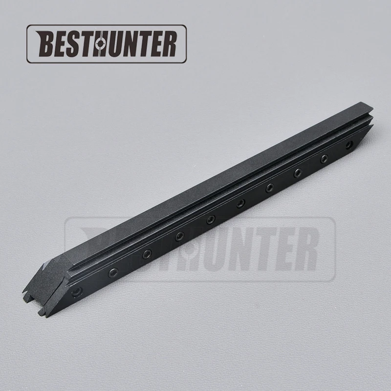 

11mm Tri-Rail Dovetail Riser Rail Mount w/ Hex Wrench for Airgun Rifle Scope Telescopic Sight - Black