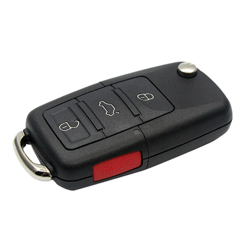 Флип чехол HAUSNN с 4 кнопками (3 + 1 паника) для Volkswagen VW Touareg|shell key|shell vwshell case fob |