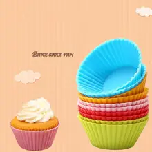 8 шт. силиконовая форма для выпечки Кухня Ремесло торт чашки шоколада из гофрированного картона, для выпечки кексов Чехлы Маффин, кекс 2O0601